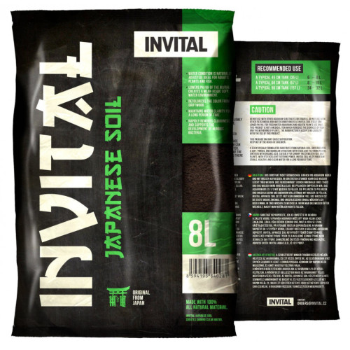 INVITAL Japanese Soil 8 l Normal japonský substrát INVITAL Japanese Soil 8 l Normal japonský substrát