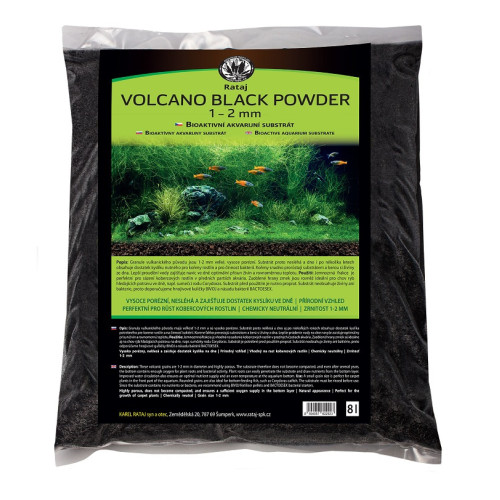 Volcano Black Powder substrát 8 l Volcano Black Powder substrát 8 l