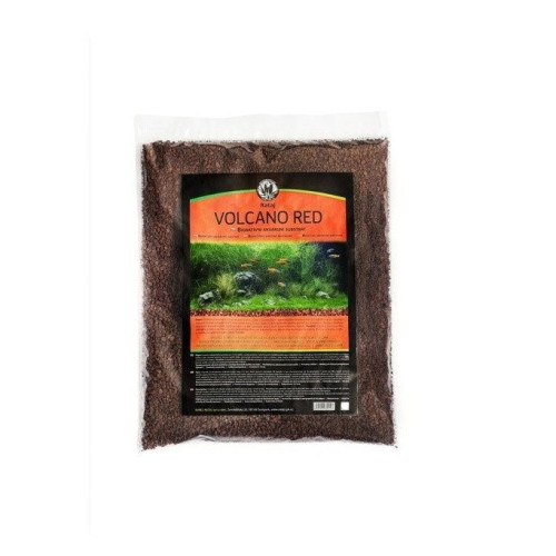 Volcano Red červený akvarijný substrát 8 l Volcano Red červený akvarijný substrát 8 l