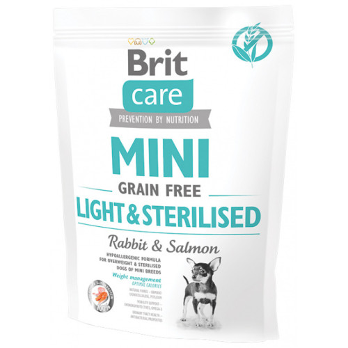 Brit Care Mini Grain-free Light & Sterilised 400 g Brit Care Mini Grain-free Light & Sterilised 400 g