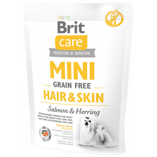 Brit Care Mini Grain-free Hair & Skin 0,4 kg Brit Care Mini Grain-free Hair & Skin 0,4 kg