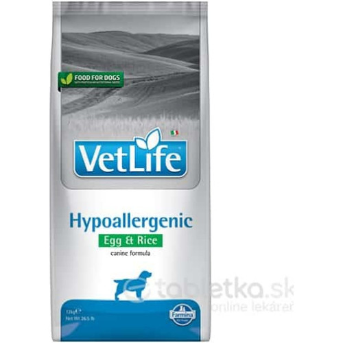 Farmina Vet Life dog hypoallergenic, egg & rice 12 kg Farmina Vet Life dog hypoallergenic, egg & rice 12 kg