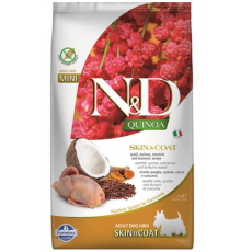 Farmina N&D Dog QUINOA (GF) Adult Mini, skin & coat, Quail & coconut 2,5kg