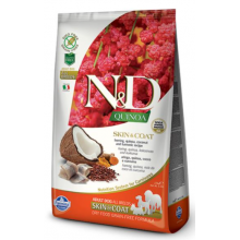 Farmina N&D Dog QUINOA (GF) Adult all Breed, skin & coat, Herring 7kg