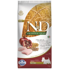 Farmina N&D Dog AG Adult Mini, Chicken, spelt, oats & pomegranate 7kg