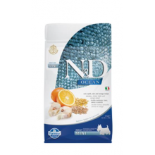 Farmina N&D Dog OCEAN (AG) Adult Mini, Codfish, spelt, oats & orange 0,8kg