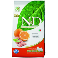 Farmina N&D Dog GF Adult Mini, Fish & orange 7kg