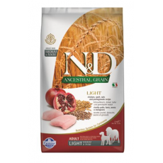 Farmina N&D Dog AG Adult Medium & Maxi, Light, Chicken, spelt, oats & pomegranate 2,5kg