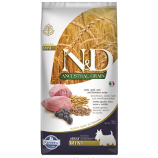 Farmina N&D Dog AG Adult Mini, Lamb, spelt, oats & blueberry 7kg