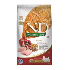 Farmina N&D Dog AG Adult Mini, Light, Chicken, spelt, oats & pomegranate 2,5kg
