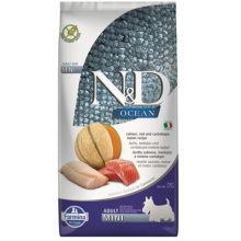 Farmina N&D Dog OCEAN (GF) Adult Mini, Salmon, Cod & cantaloupe melon 7kg