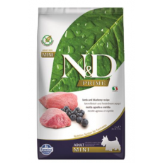 Farmina N&D Dog PRIME (GF) Adult Mini, Lamb & blueberry 2,5kg