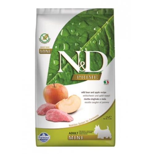 Farmina N&D Dog PRIME (GF) Adult Mini, Boar & apple 2,5kg Farmina N&D Dog PRIME (GF) Adult Mini, Boar & apple 2,5kg