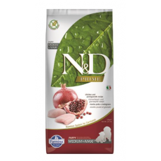 Farmina N&D Dog PRIME (GF) Puppy Medium & Maxi, Chicken & pomegranate 12kg