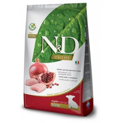 Farmina N&D Dog PRIME (GF) Puppy Mini, Chicken & pomegranate 0,8kg