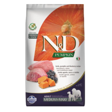 Farmina N&D Dog PUMPKIN (GF) Adult Medium & Maxi, Lamb & blueberry 2,5kg