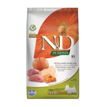 Farmina N&D Dog PUMPKIN (GF) Adult Mini, Boar & apple 2,5kg