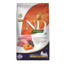 Farmina N&D Dog PUMPKIN (GF) Adult Mini, Lamb & blueberry 2,5 kg