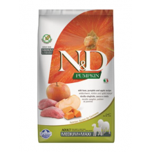 Farmina N&D Dog PUMPKIN (GF) Adult Medium & Maxi, Boar & apple 2,5kg