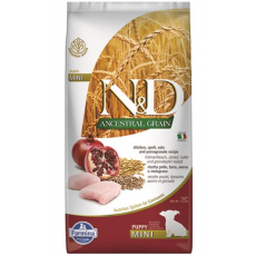 Farmina N&D Dog AG Puppy Mini, Chicken, spelt, oats & pomegranate 7kg