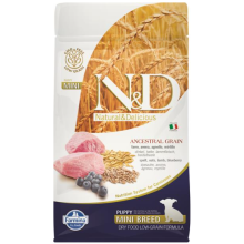 Farmina N&D Dog AG Puppy Mini, Lamb, spelt, oats & blueberry 0,8kg