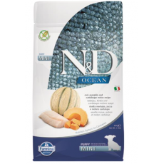 Farmina N&D Dog OCEAN PUMPKIN (GF) Puppy Mini, Cod & cantaloupe melon 0,8kg