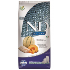Farmina N&D Dog OCEAN PUMPKIN (GF) Puppy Medium & Maxi, Cod & cantaloupe melon 12kg