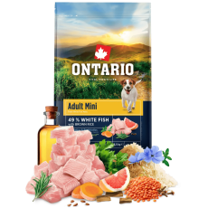 Ontario granuly Adult Mini ryba a ryža 6,5 kg