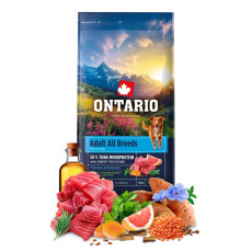 Ontario Adult All Breeds Monoprotein Tuna & Sweet Potatoes 12kg 