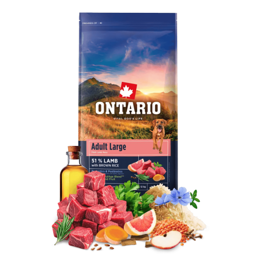 Ontario Adult Large Lamb & Brown Rice 20 kg Ontario Adult Large Lamb & Brown Rice 20 kg