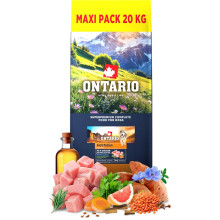 Ontario Adult Medium Chicken & Sweet Potatoes 20kg  Hodnotenie 0%