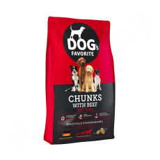 Happy Dog Dogs favorit Chunks with Beef 15kg
