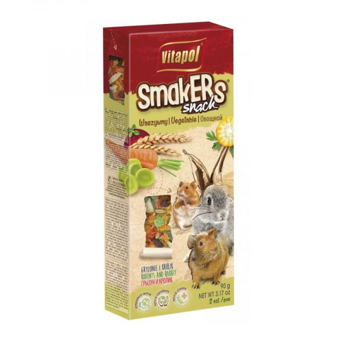 Vitapol Smakers Zeleninové tyčinky pre hlodavce 90g Vitapol Smakers Zeleninové tyčinky pre hlodavce 90g