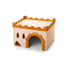 Domček pre morčatá - Hrad rohový 24 x 18 x 16 cm