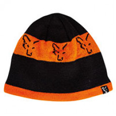 Fox čiapka Black / Orange Beanie 