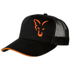 Fox Šiltovka Black Orange Trucker Cap