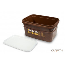 Hranaté vedro s vrchnákom Delphin CARPATH 5l