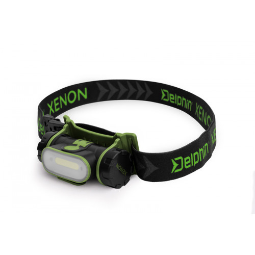 Čelová lampa Delphin XENON 5W