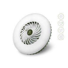  Ventilátor so svetlom Delphin Ventix 7W/350lm/4400mAh