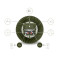  Ventilátor so svetlom Delphin Ventix 7W/350lm/4400mAh