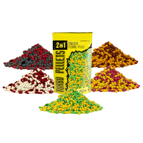 Carp Zoom 2in1 Turbo Pelety 500g 3mm Jahoda + Ryba Carp Zoom 2in1 Turbo Pelety 500g 3mm Jahoda + Ryba