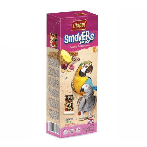Vitapol Smakers Tyčinky Veľký papagáj ovocná 450 g