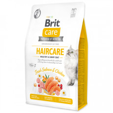 Brit Care granuly Cat Grain-Free Haircare losos a kura 2 kg
