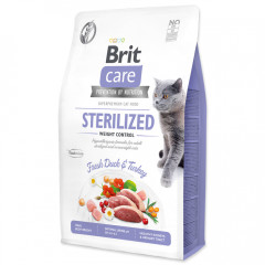Brit Care granuly Cat Grain-Free Sterilized kačka a morka 2 kg Brit Care granuly Cat Grain-Free Sterilized kačka a morka 2 kg