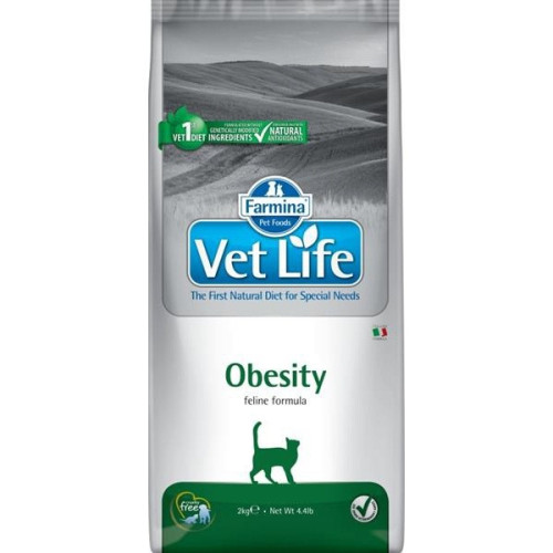 Farmina Vet Life cat obesity 2 kg Farmina Vet Life cat obesity 2 kg