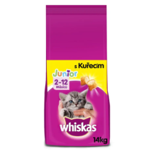 WHISKAS Junior Cat s kuracím mäsom 14kg