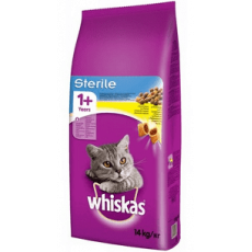 WHISKAS Adult Sterile Cat s kuracím mäsom 14kg
