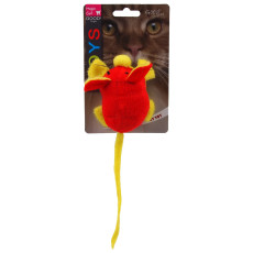 Myška šuštiaca s catnipom mix 22,5 cm