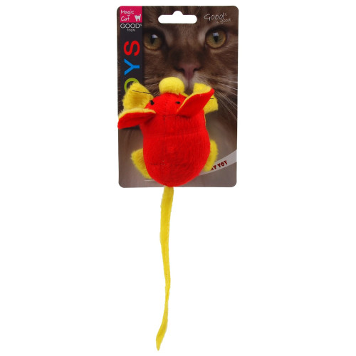 Myška šuštiaca s catnipom mix 22,5 cm Myška šuštiaca s catnipom mix 22,5 cm