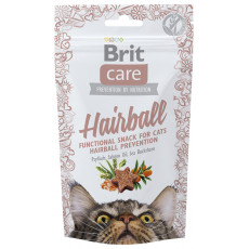Brit Care snack pre mačky Hairball 50g